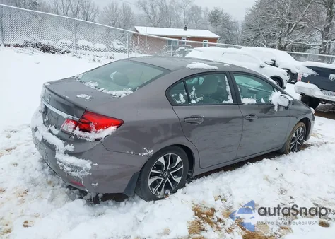 2015 Honda Civic Ex из США, поврежденный, VIN 19XFB2F87FE208423